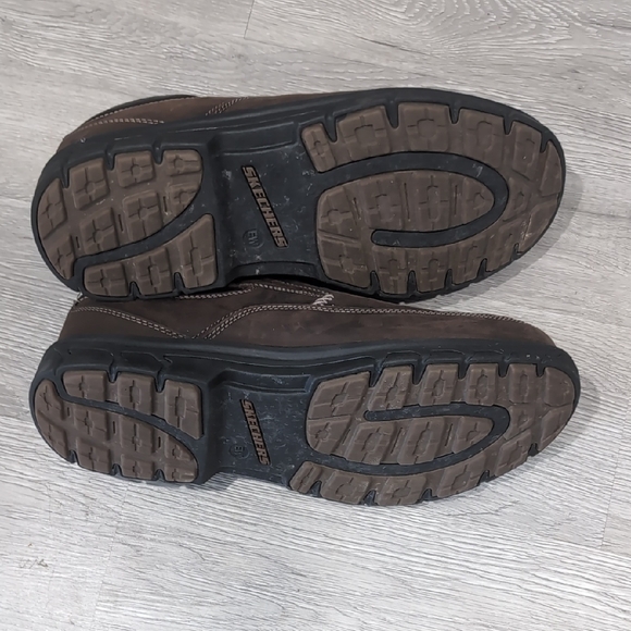 Skechers Men's Segment The Search Slip-On Loafers Dark Brown Size 12 Extra Wide - Picture 5 of 6